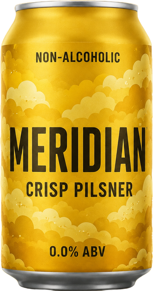 Meridian Crisp Pilsner can